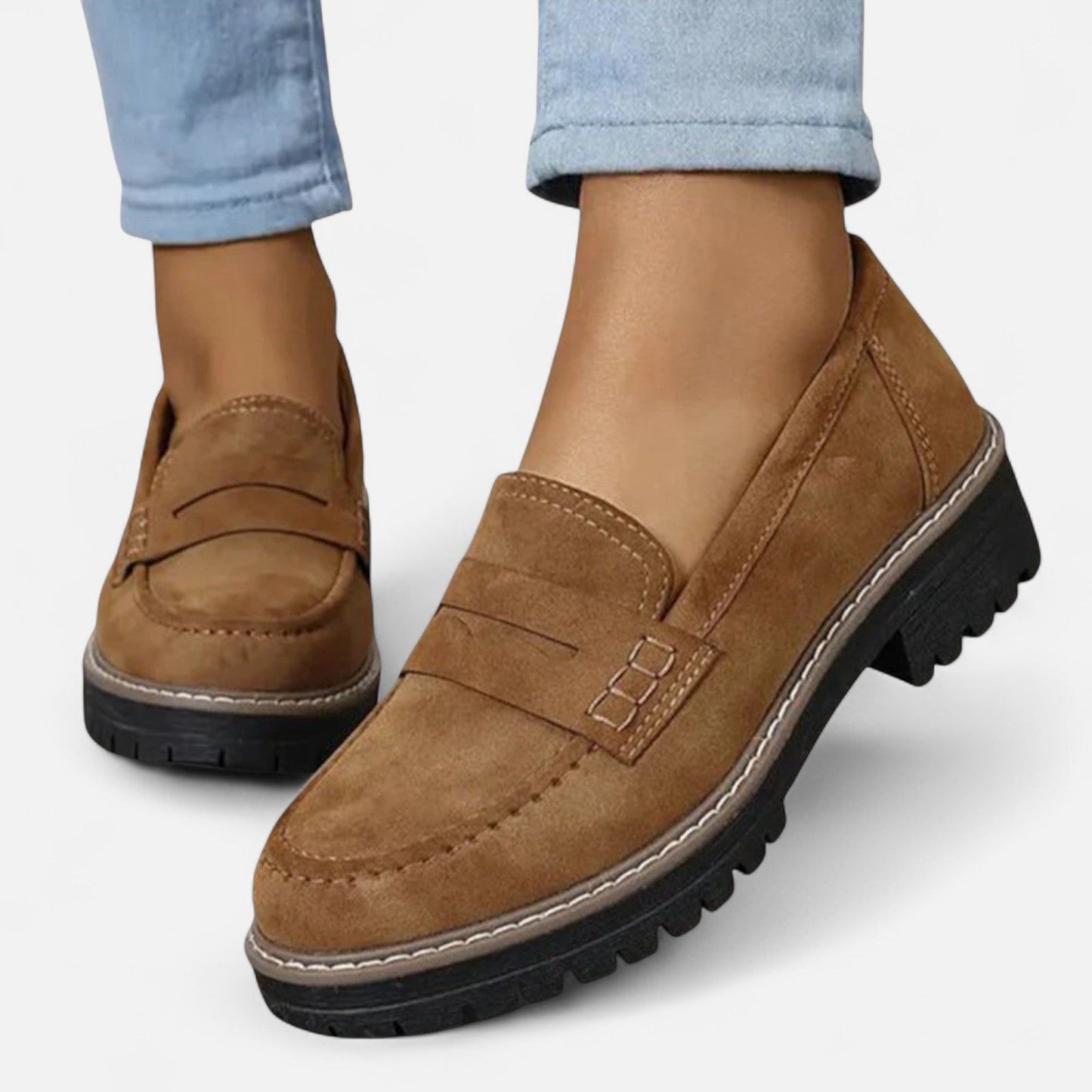 Women's Chunky Penny Loafers | Slip-On