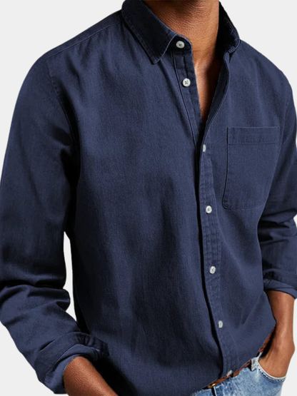 Men's Button-Down Collar Shirt | Long Sleeve