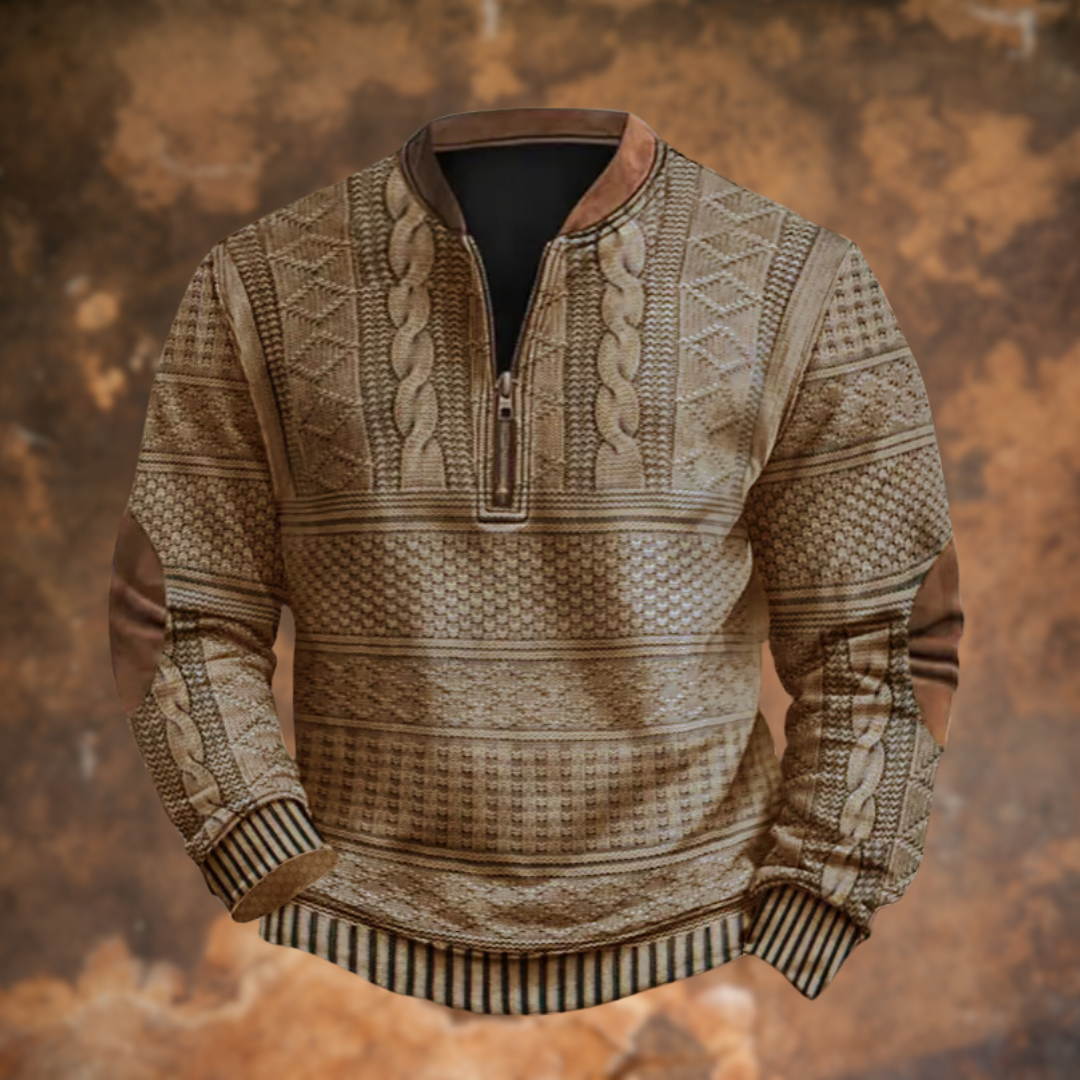 Phineas | Stand Collar Quarter-Zip Jumper