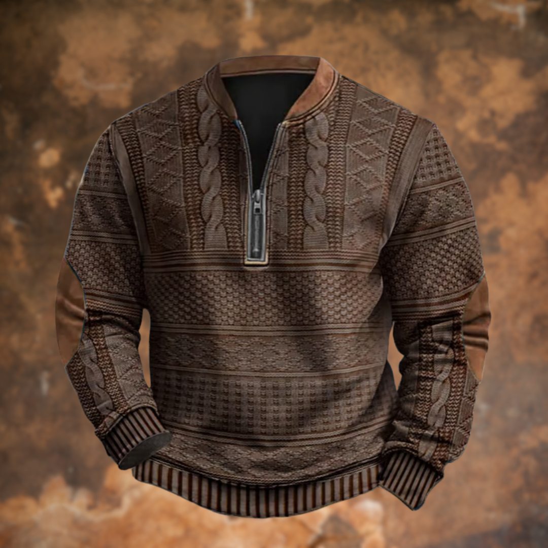 Phineas | Stand Collar Quarter-Zip Jumper