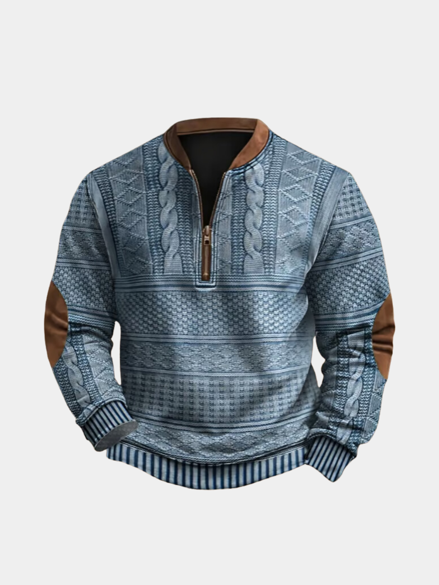 Phineas | Stand Collar Quarter-Zip Jumper