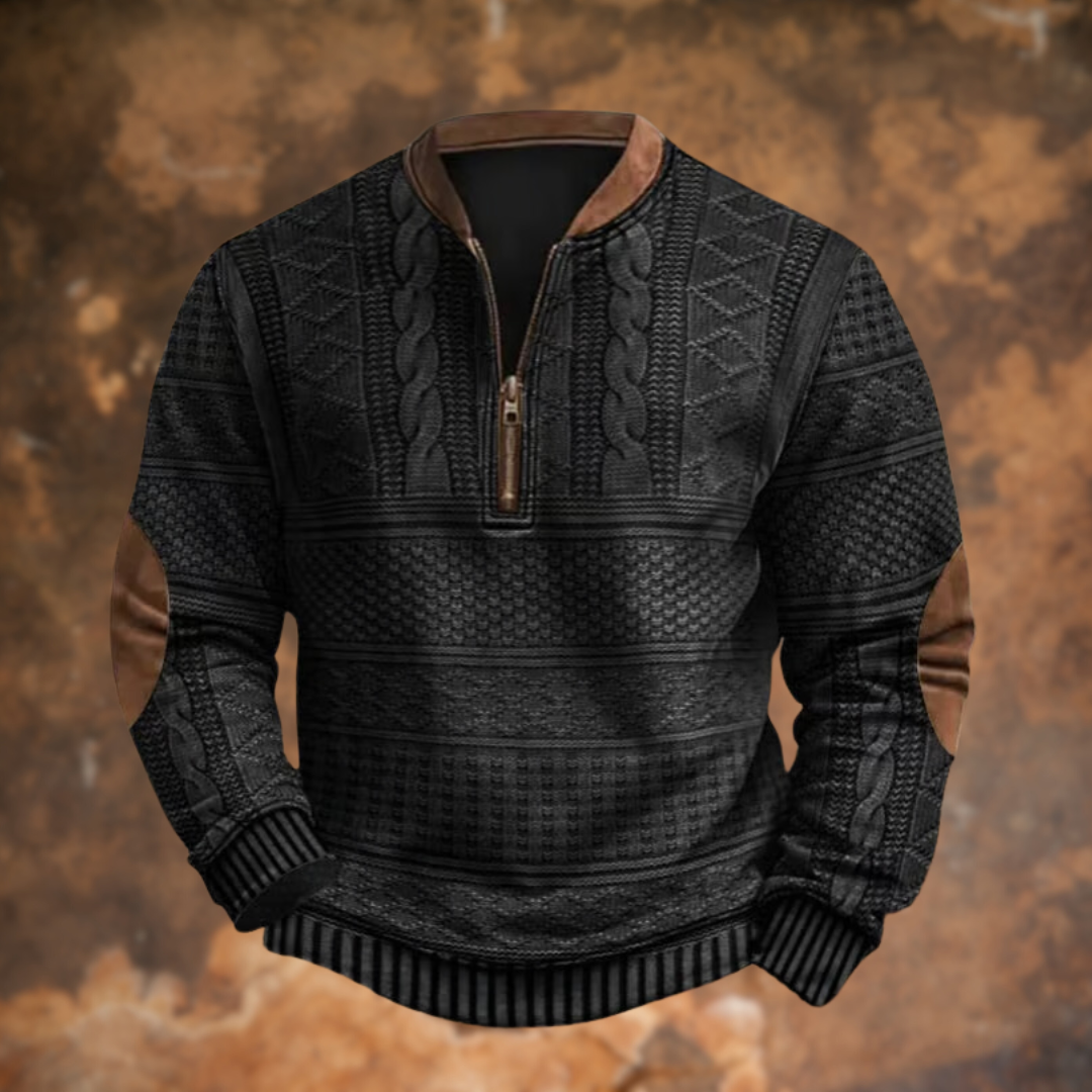 Phineas | Stand Collar Quarter-Zip Jumper