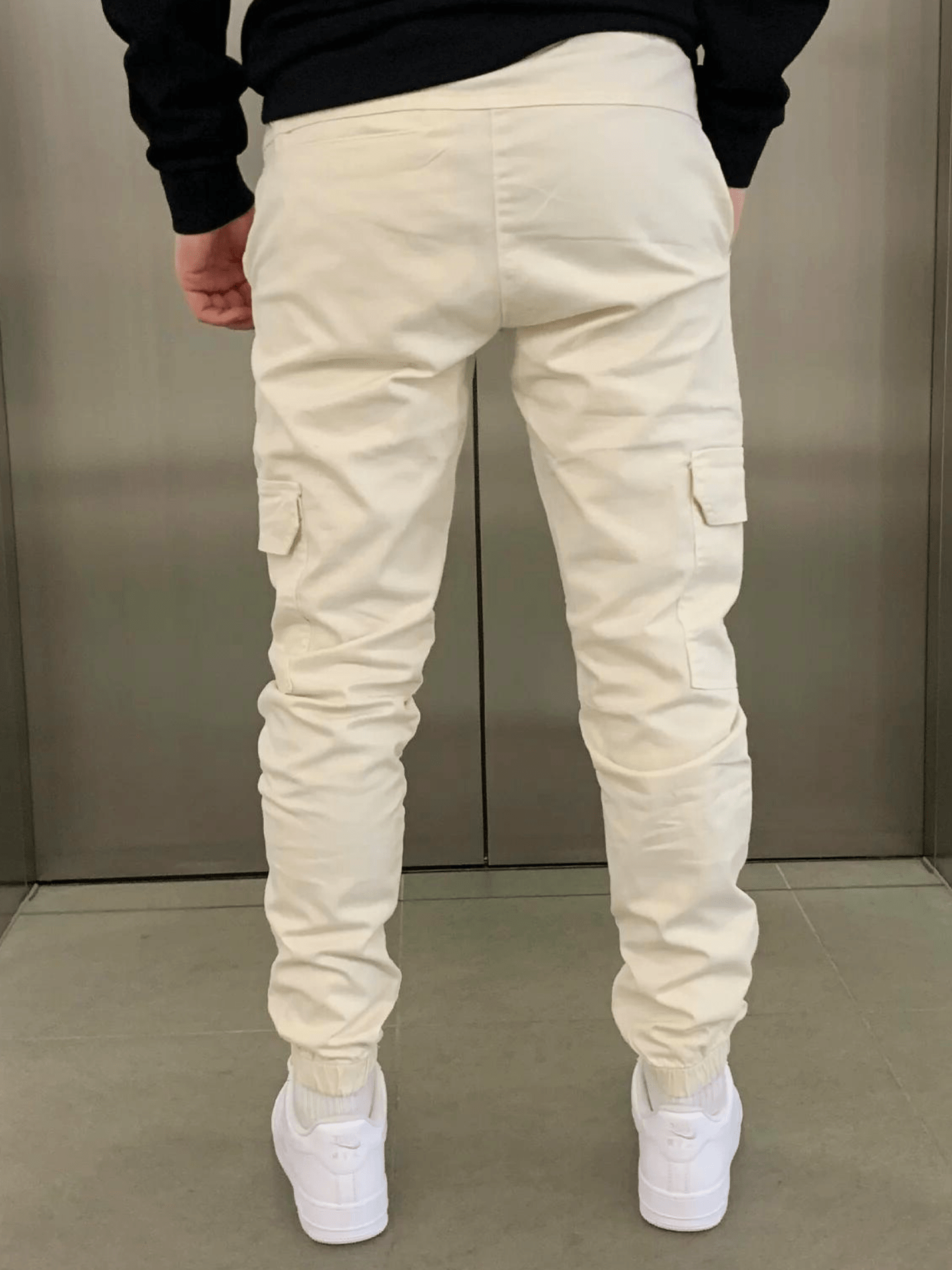 Men's Drawstring Cargo Trousers | Cuffed