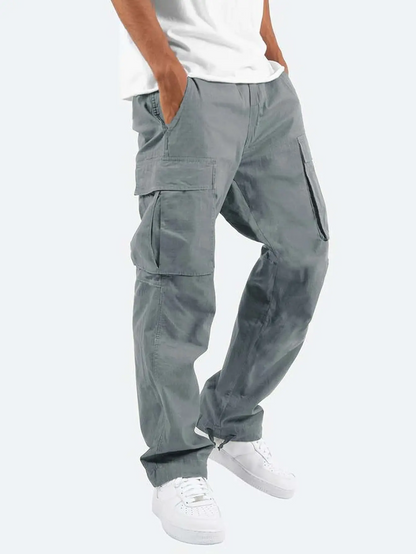 Men's Cargo Drawstring Trousers | Relaxed