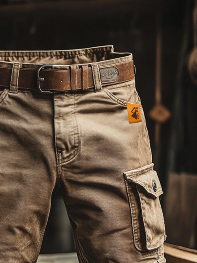 Duncan | Belted Cargo Utility Shorts