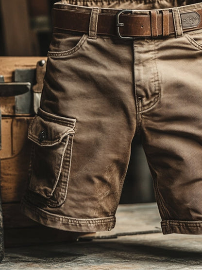 Duncan | Belted Cargo Utility Shorts