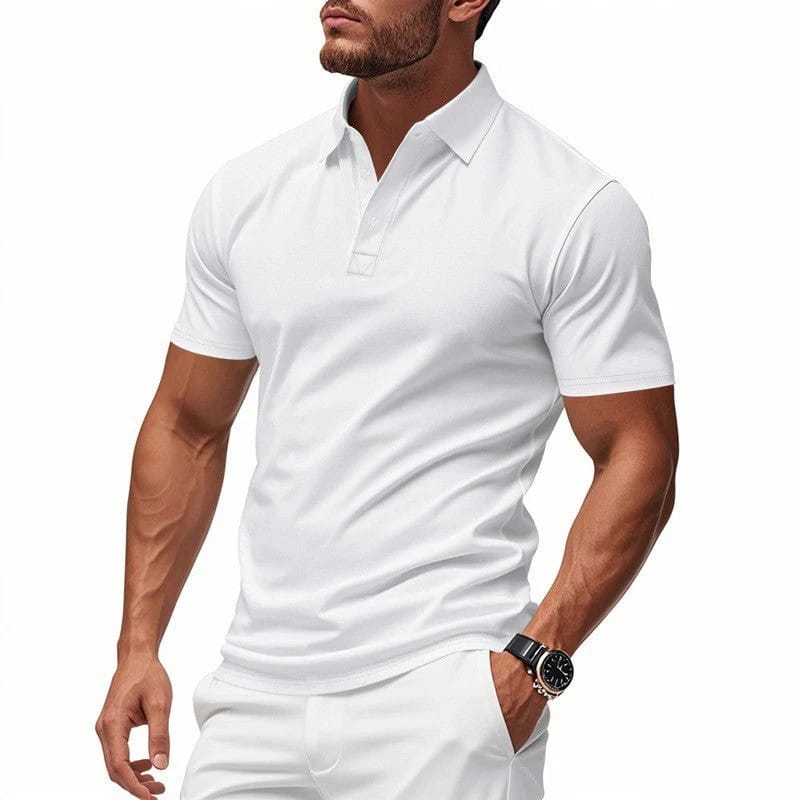 Men's Classic Short Sleeve Polo Shirt | Stretch