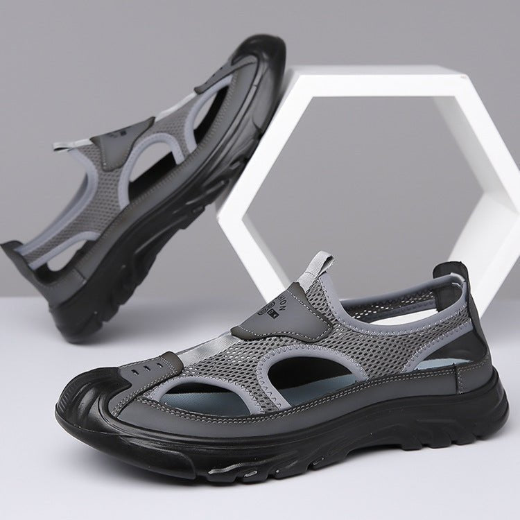 Hugh | Closed-Toe Mesh Sandals