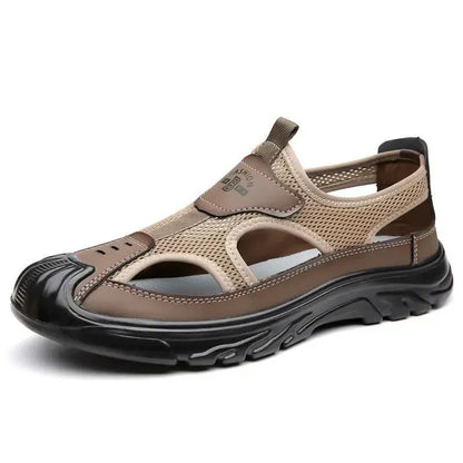 Hugh | Closed-Toe Mesh Sandals