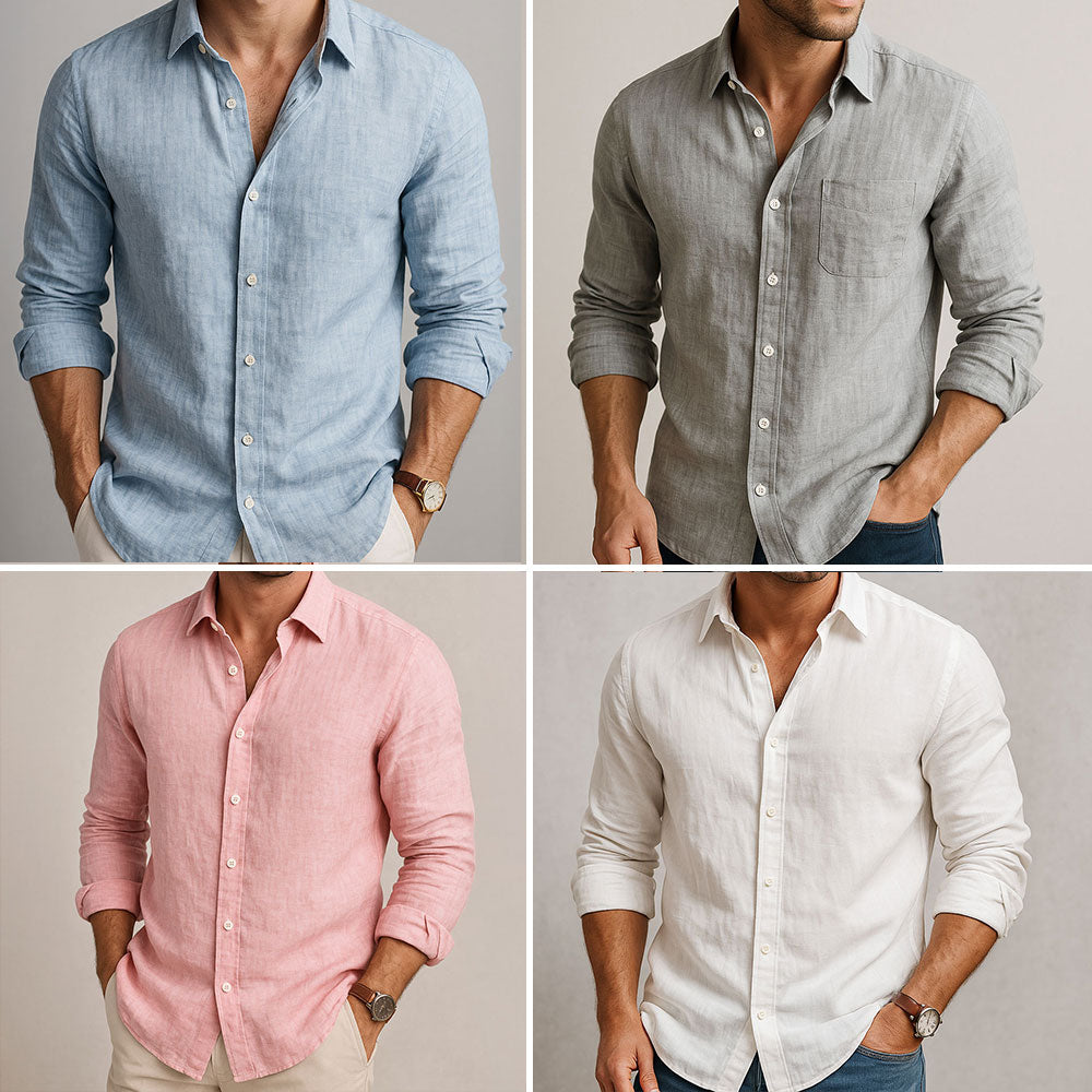 Julian | Long Sleeve Collared Shirt