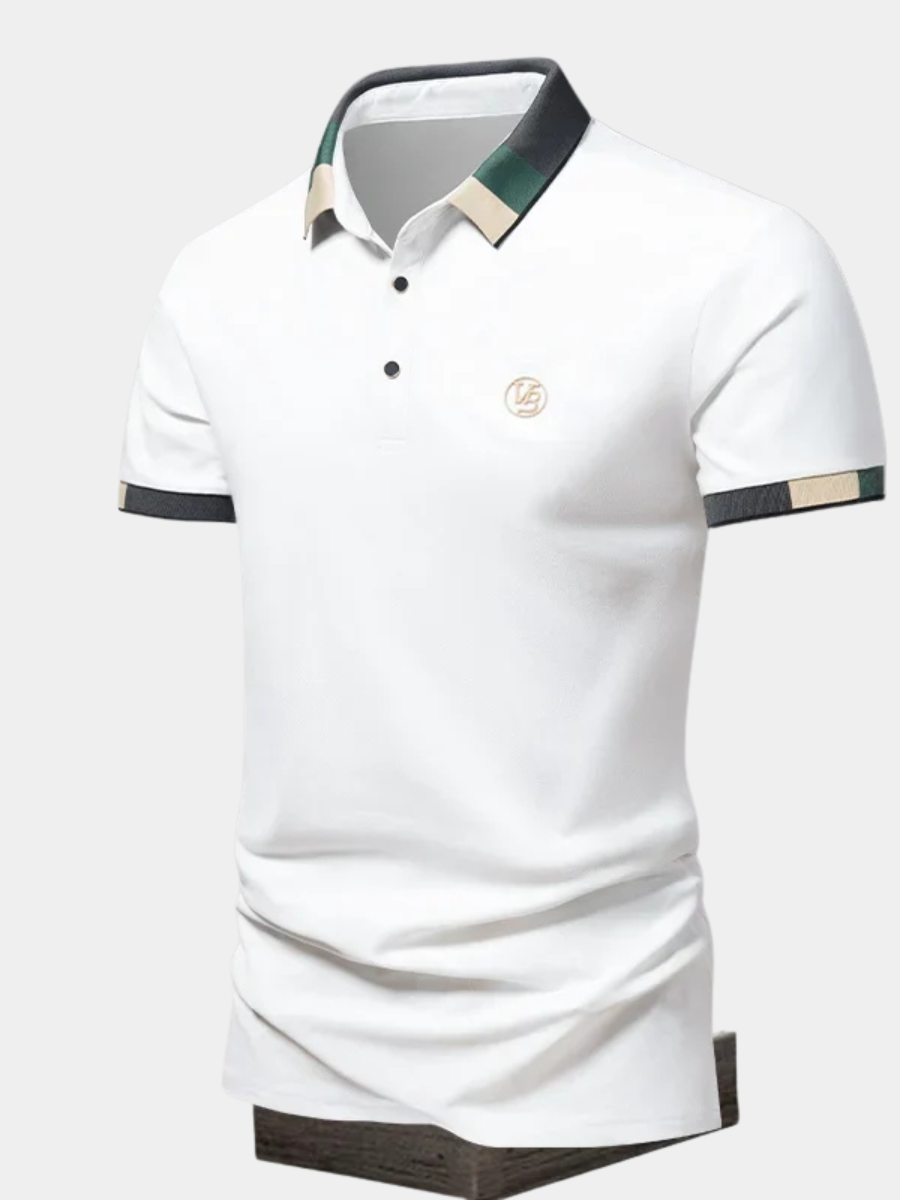 Men's Contrast Collar Polo Shirt | Regular Fit