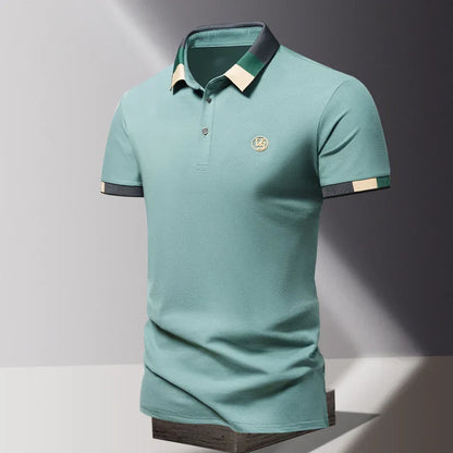 Men's Contrast Collar Polo Shirt | Regular Fit