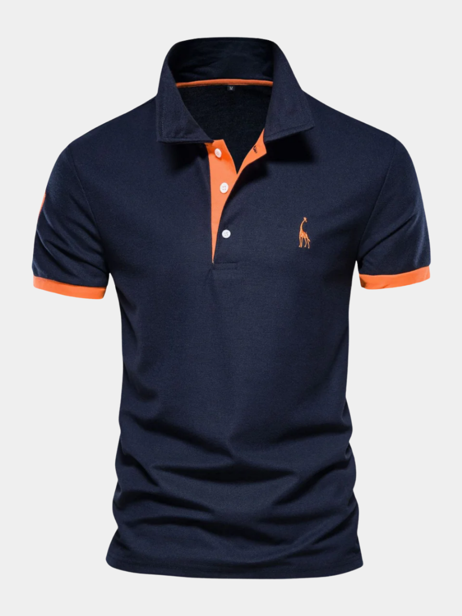 Men's Contrast Collar Polo Shirt | Classic Fit