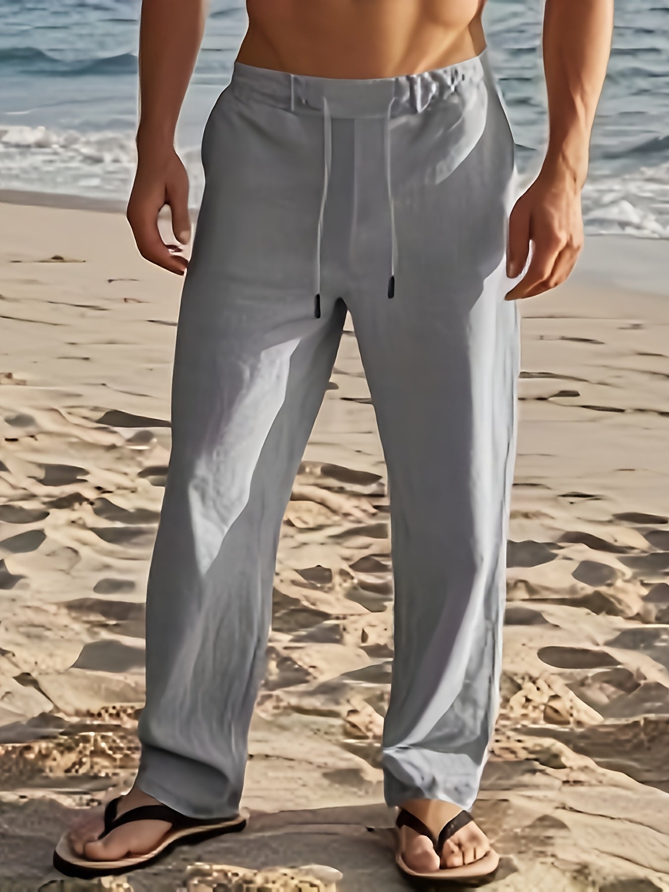 Men's Casual Drawstring Trousers | Relaxed