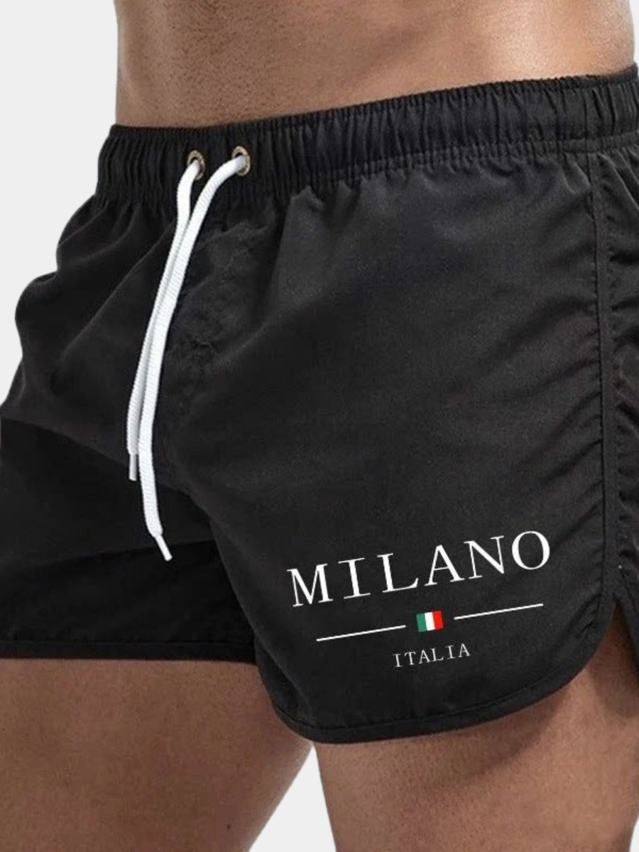 Men's Drawstring Swim Shorts | Short Length