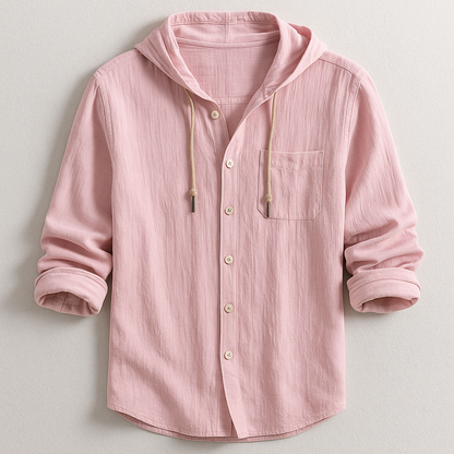Benedict | Long Sleeve Hooded Shirt