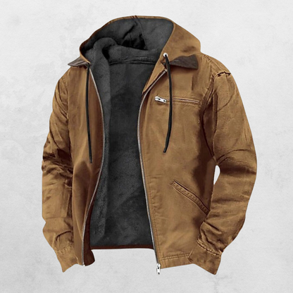 Men's Hooded Lined Jacket | Full-Zip