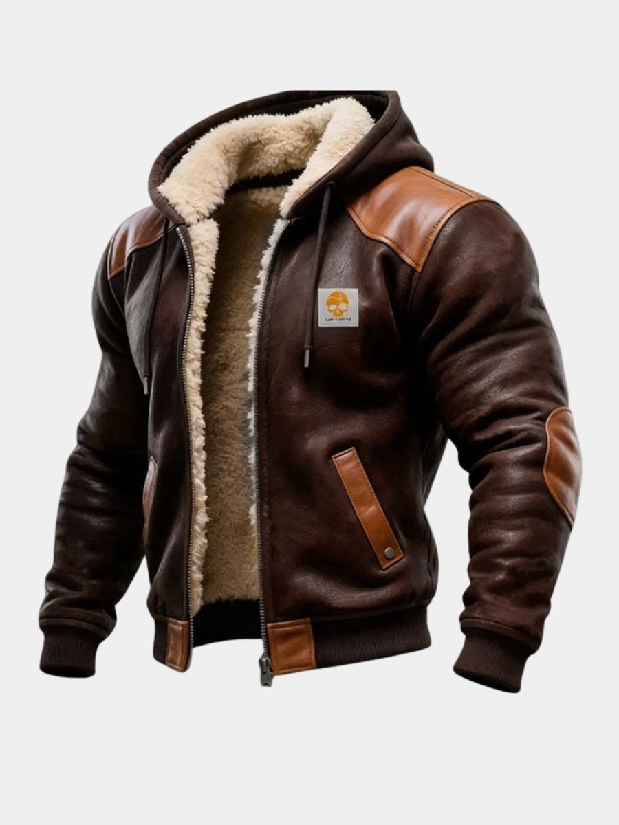 Men's Hooded Lined Jacket | Regular Fit