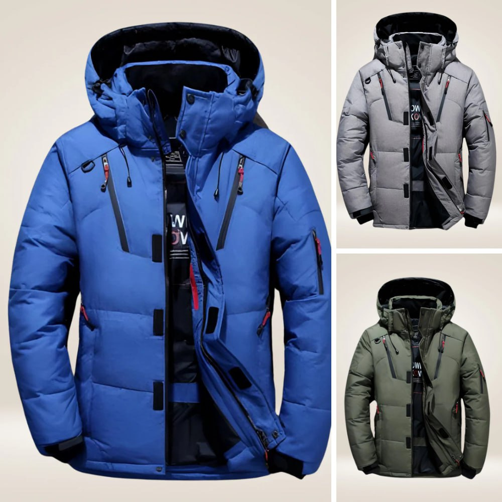 Men's Hooded Padded Jacket | Zip-Up