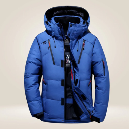 Men's Hooded Padded Jacket | Zip-Up