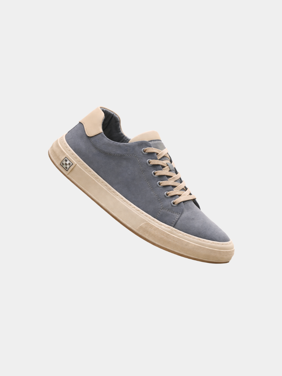 Men's Lace-Up Canvas Trainers | Low-Top