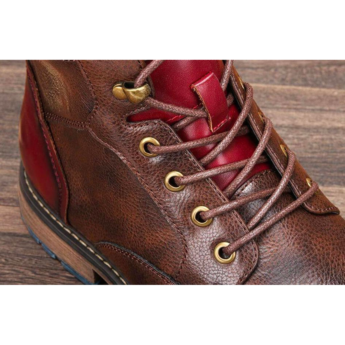 Barnaby | Lace Up Cap-Toe Boots