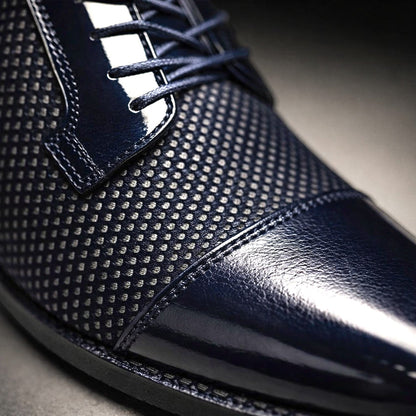 Men's Lace-Up Cap Toe Oxford Shoes | Patent