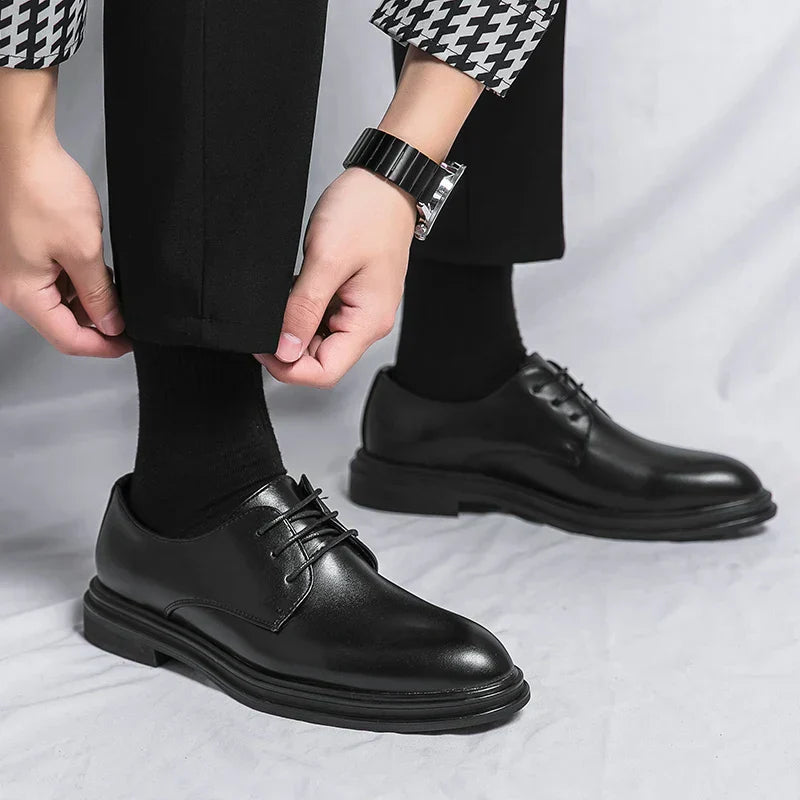 Men's Lace-Up Derby Shoes | Plain Toe