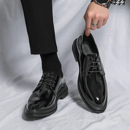 Men's Lace-Up Derby Shoes | Plain Toe