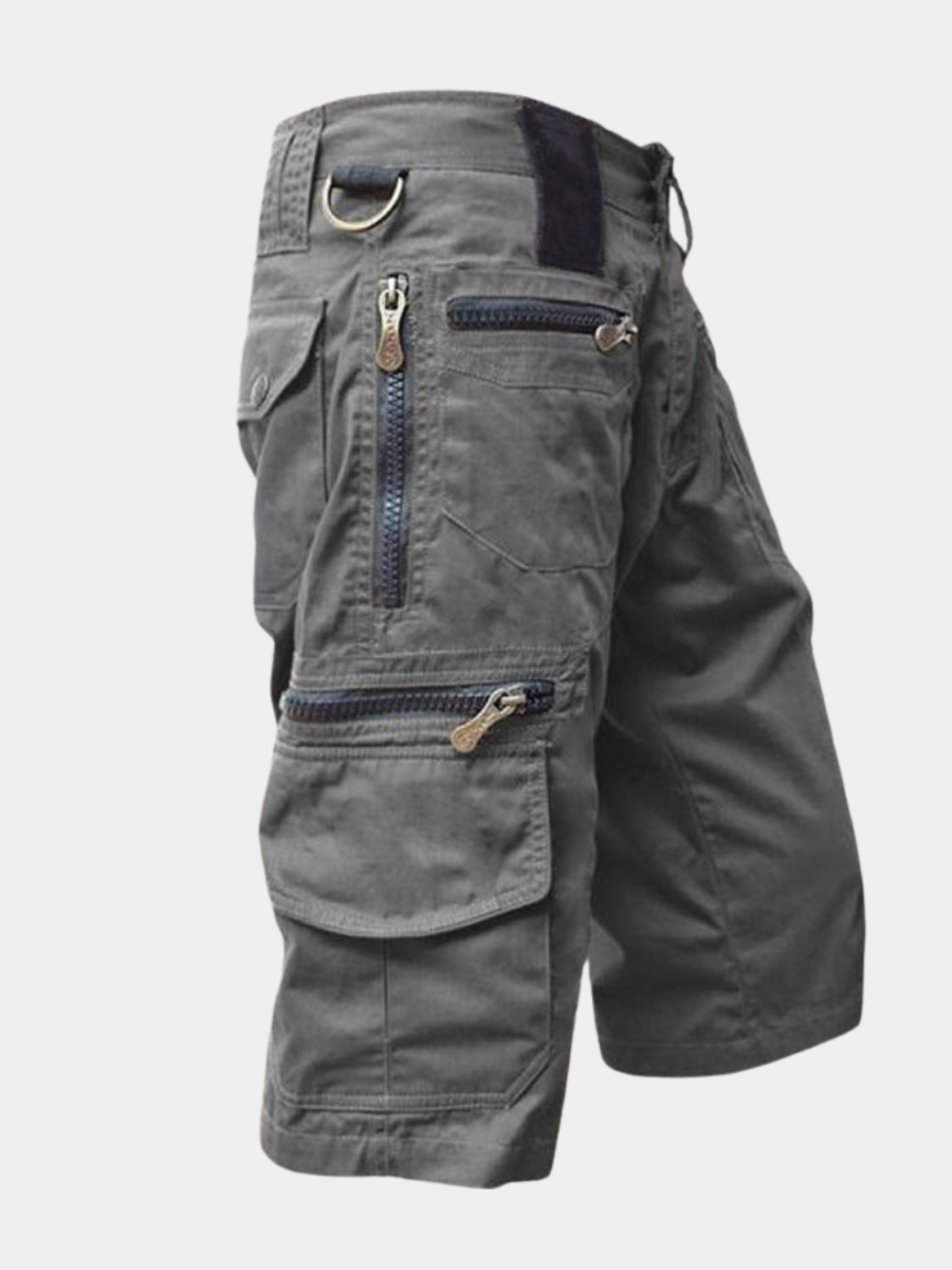 Men's Multi Pocket Cargo Shorts | Zip Pockets
