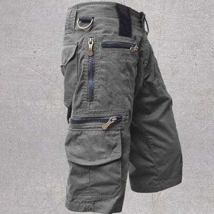Men's Multi Pocket Cargo Shorts | Zip Pockets