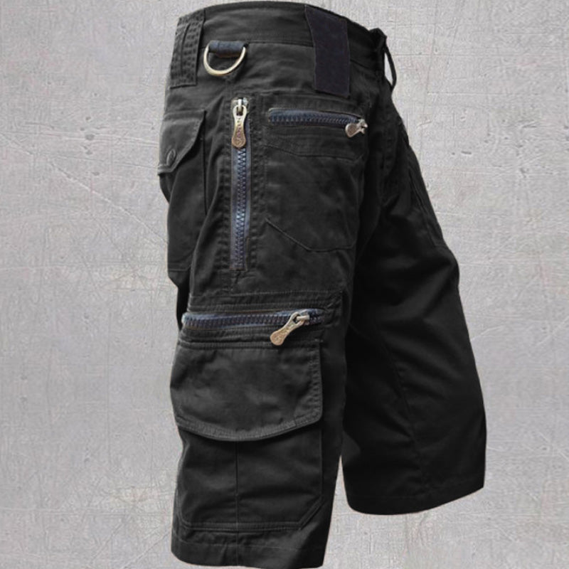 Men's Multi Pocket Cargo Shorts | Zip Pockets