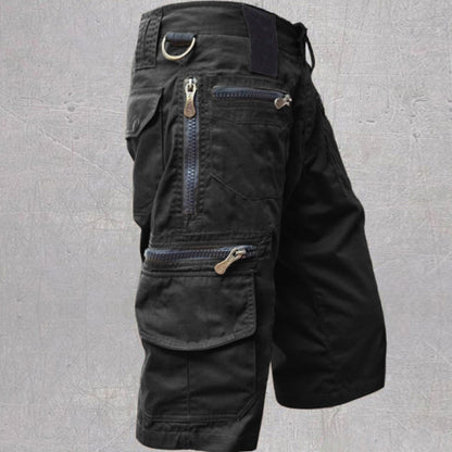 Men's Multi Pocket Cargo Shorts | Zip Pockets