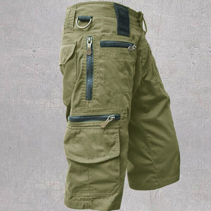 Men's Multi Pocket Cargo Shorts | Zip Pockets