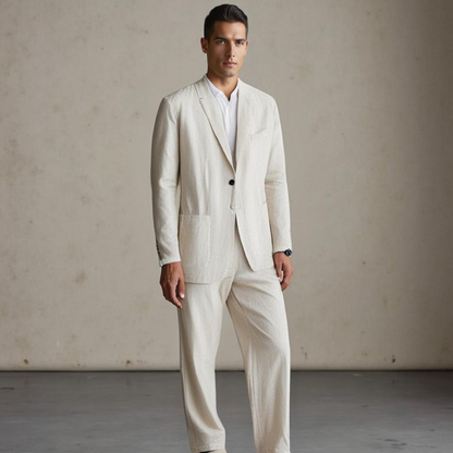 Men's Notch Lapel Tailored Suit | Two-Piece