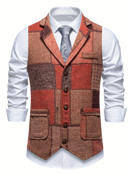 Leopold | Slim Fit Patchwork Blazer