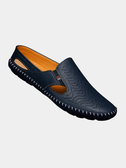 Ralph | Perforated Slip On Sliders