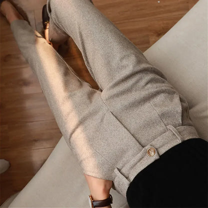 Harvey | Pleated Tailored Trousers