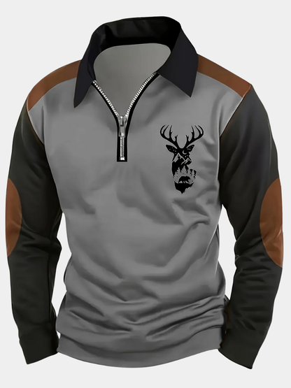 Men's Quarter-Zip Jumper | Collared