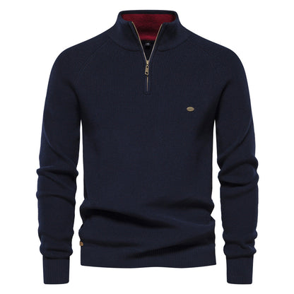 Men's Quarter-Zip Jumper | Funnel Neck