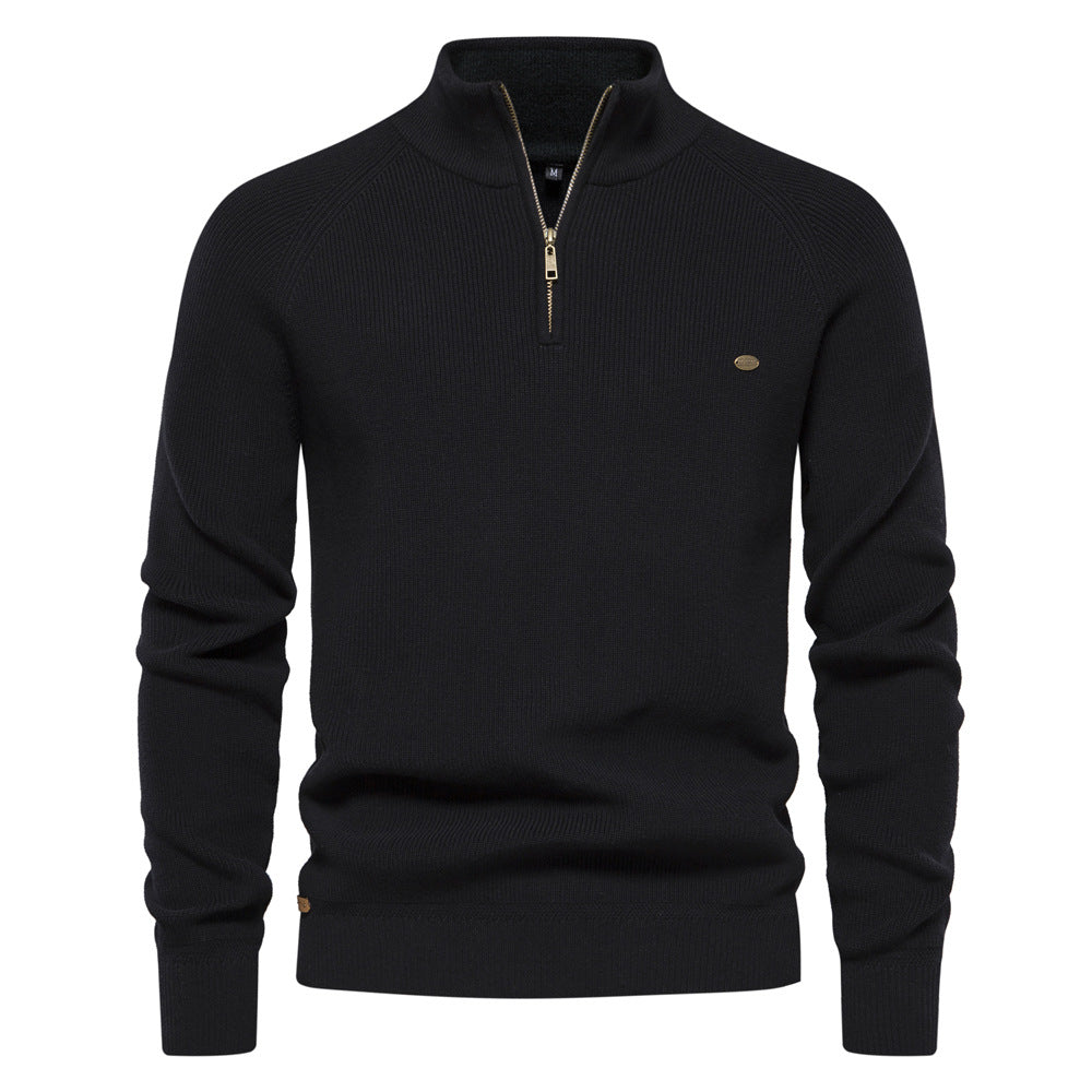Men's Quarter-Zip Jumper | Funnel Neck