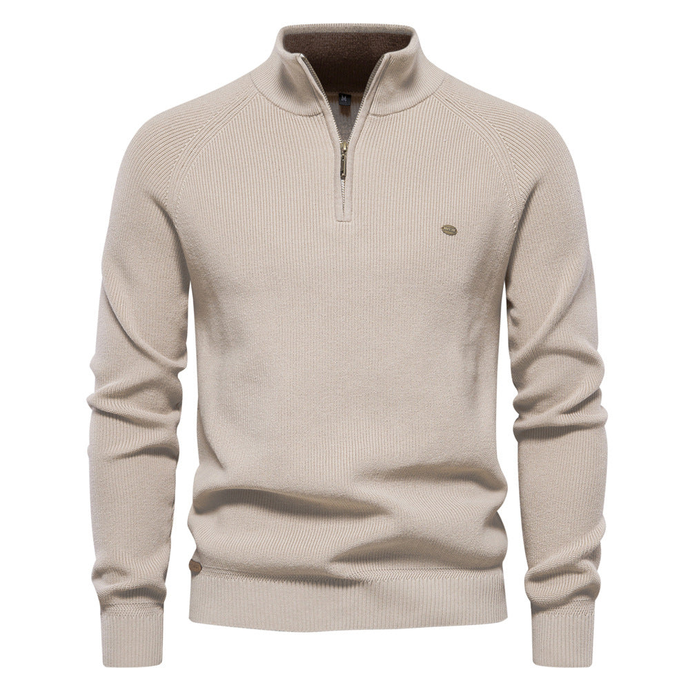 Men's Quarter-Zip Jumper | Funnel Neck
