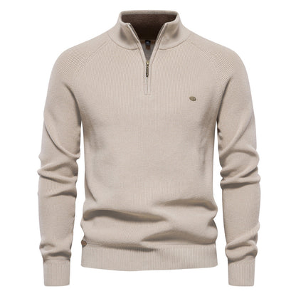 Men's Quarter-Zip Jumper | Funnel Neck