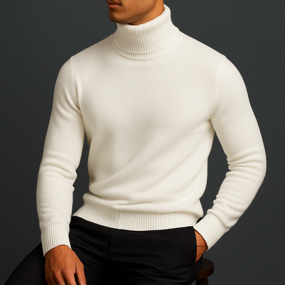 Men's Roll Neck Jumper | Slim Fit