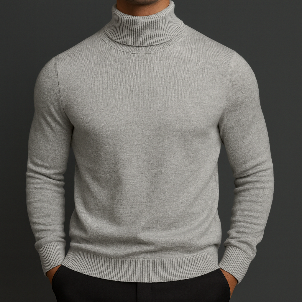 Men's Roll Neck Jumper | Slim Fit