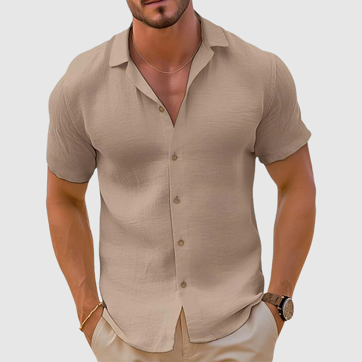 Urban | Short Sleeve Button Up Shirt