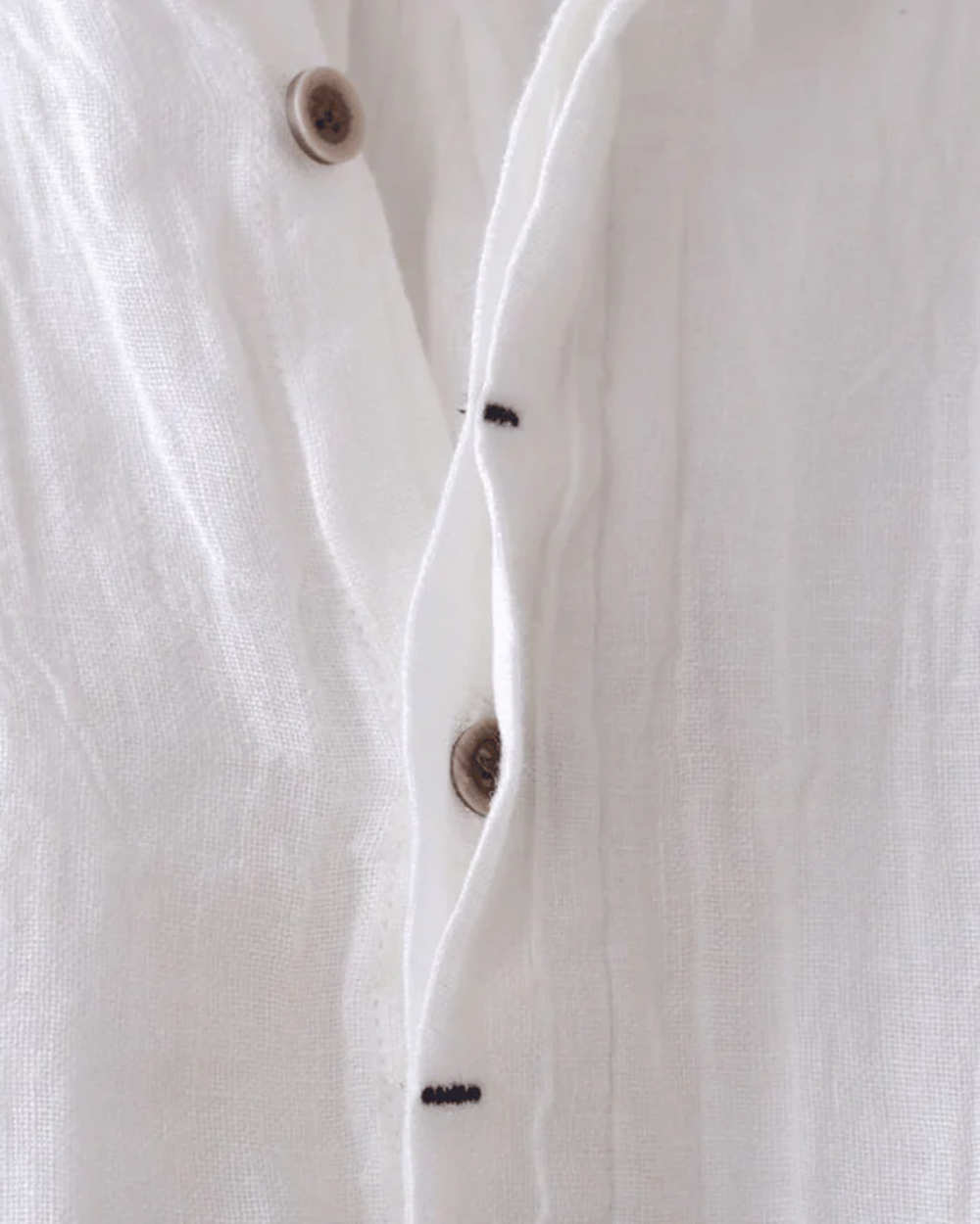 Men's Short Sleeve Button-Up Shirt | Grandad Collar