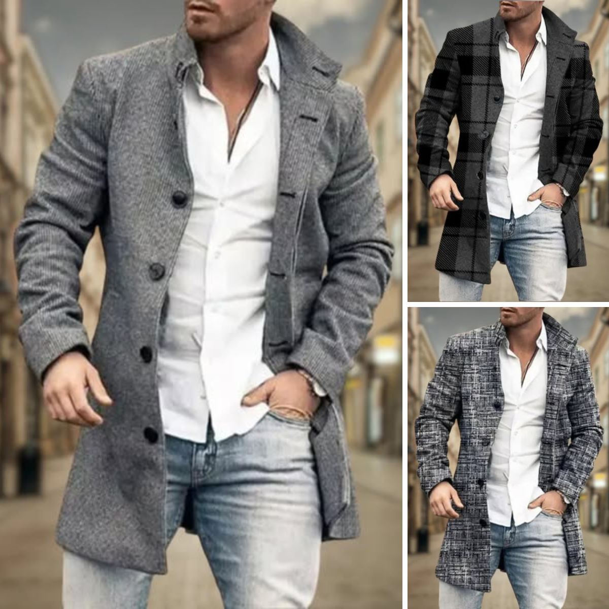 Jerome | Single-Breasted Longline Coat
