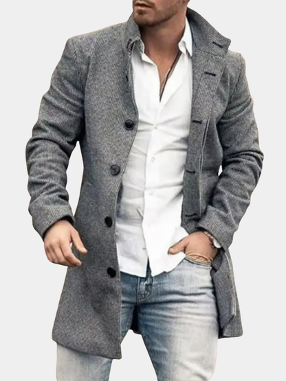 Jerome | Single-Breasted Longline Coat