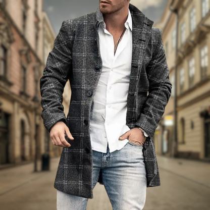 Jerome | Single-Breasted Longline Coat